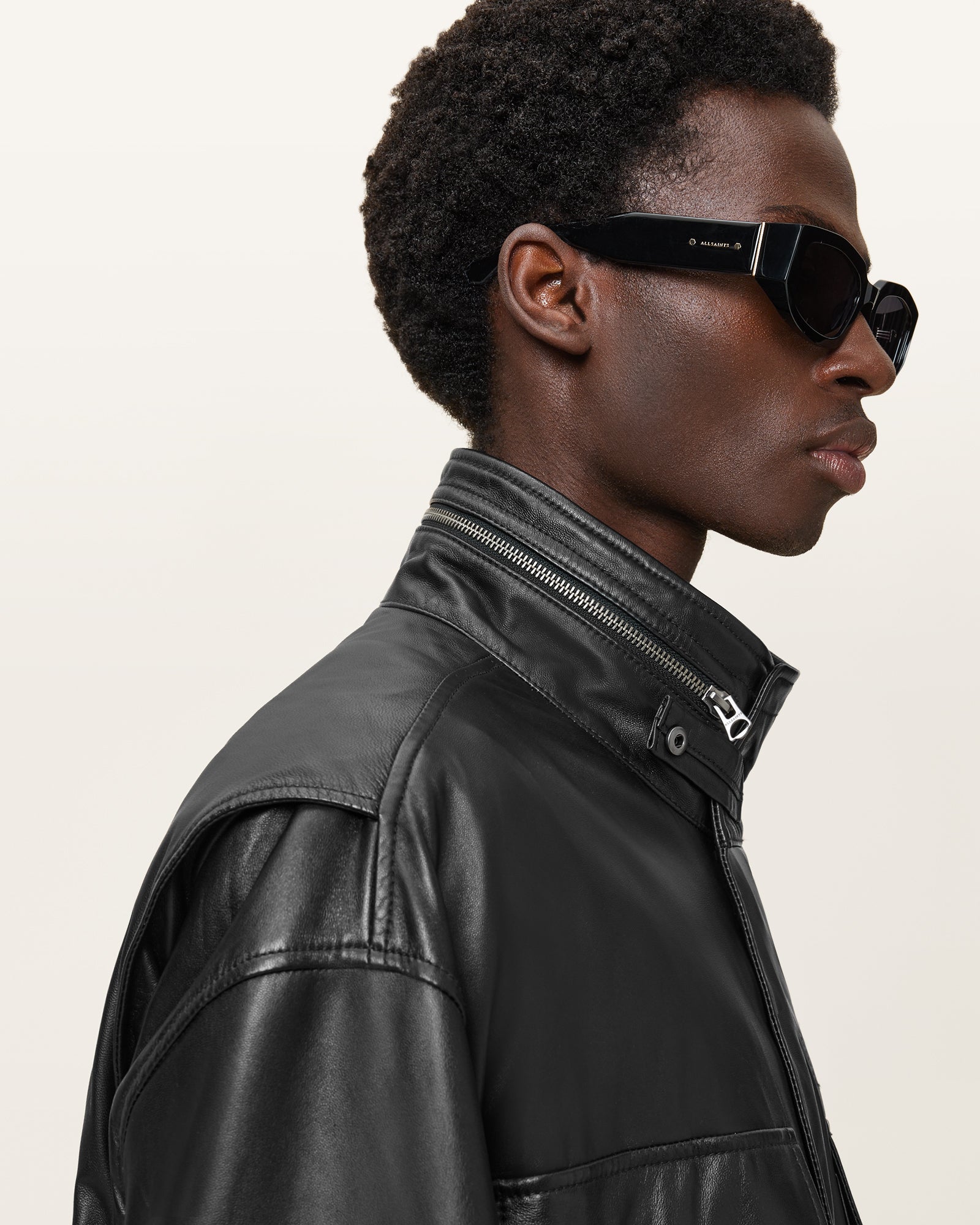 Halton Leather Jacket - Image 2