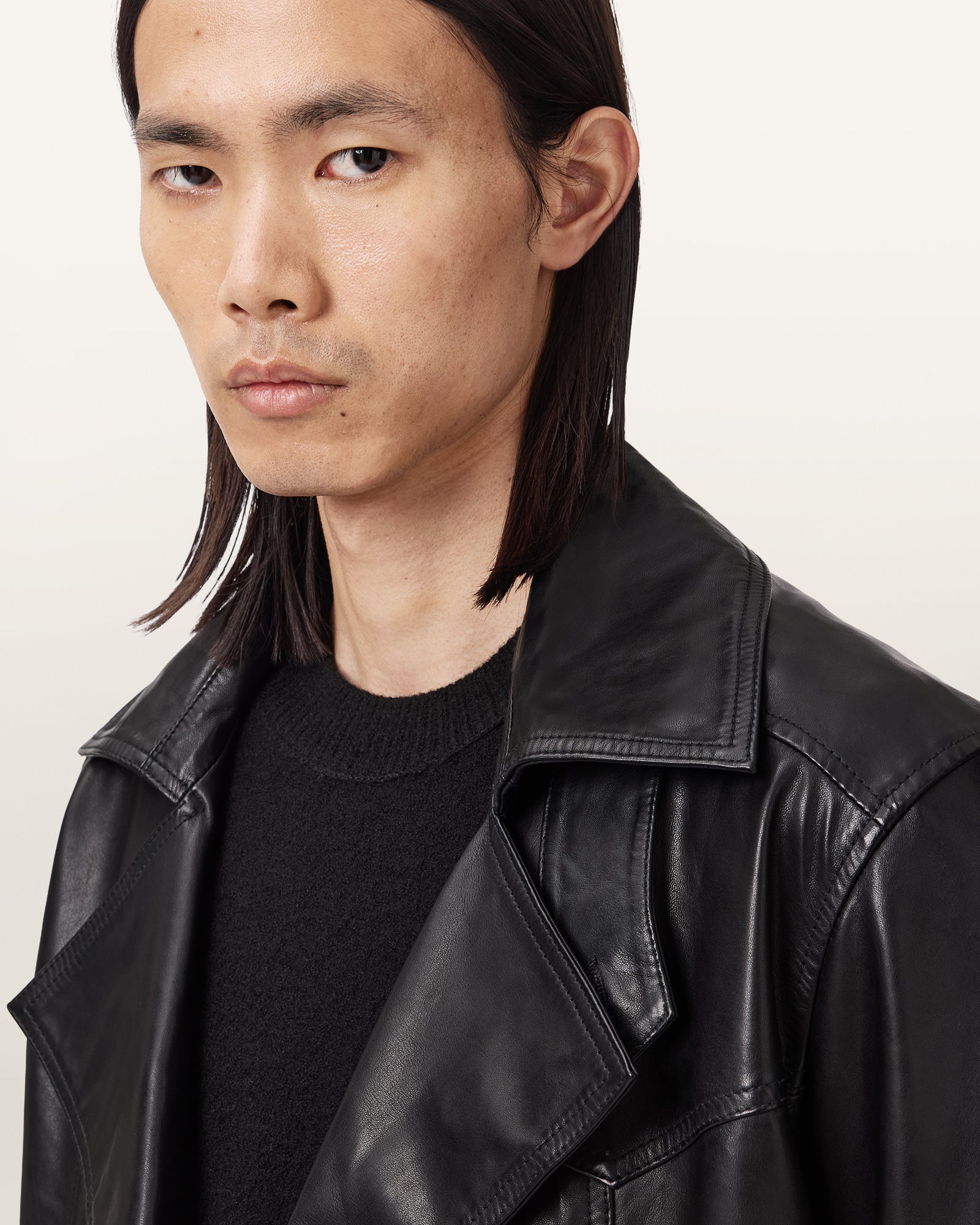 Kellett Leather Trench - Image 2