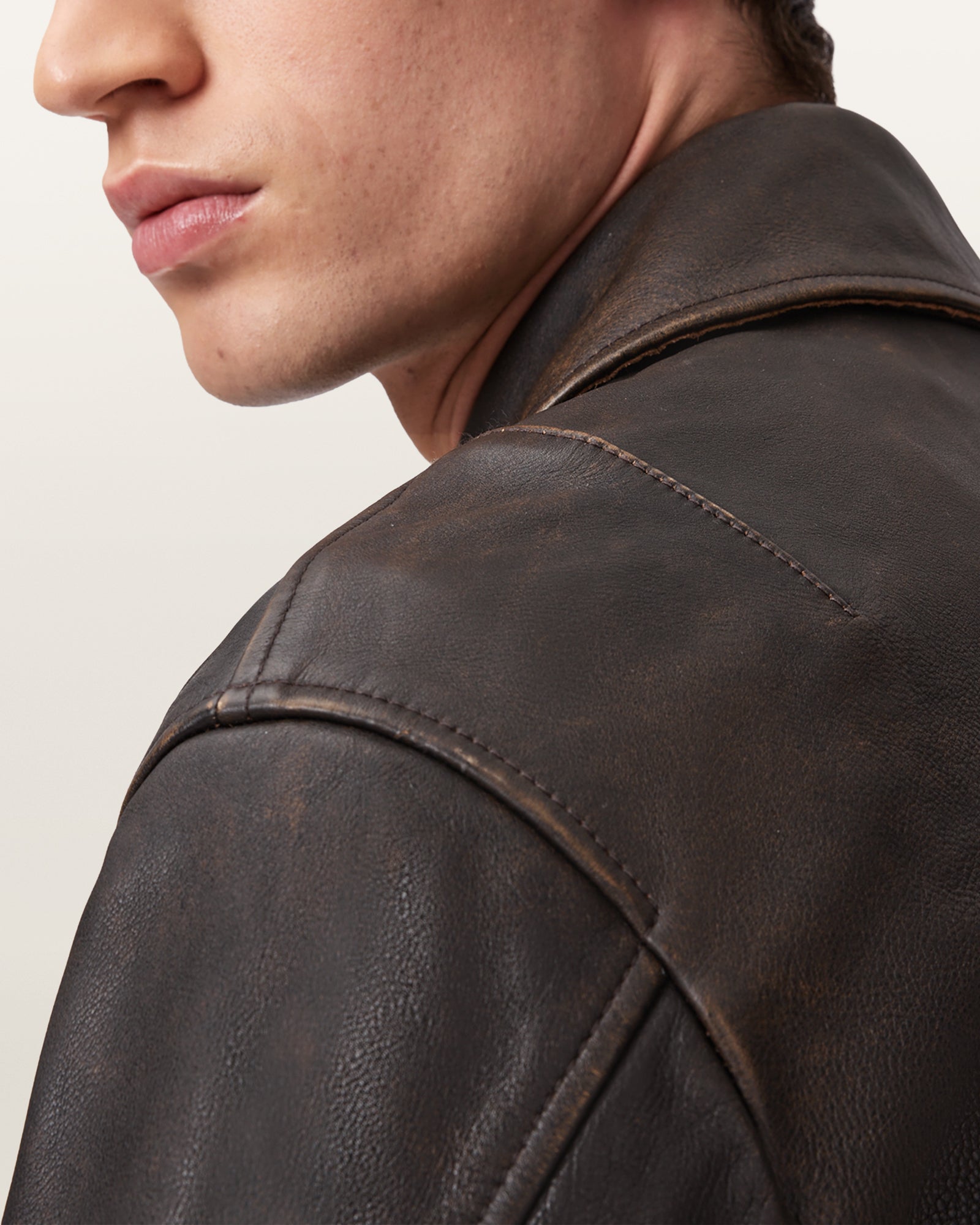 Garrison Leather Jacket - Image 3