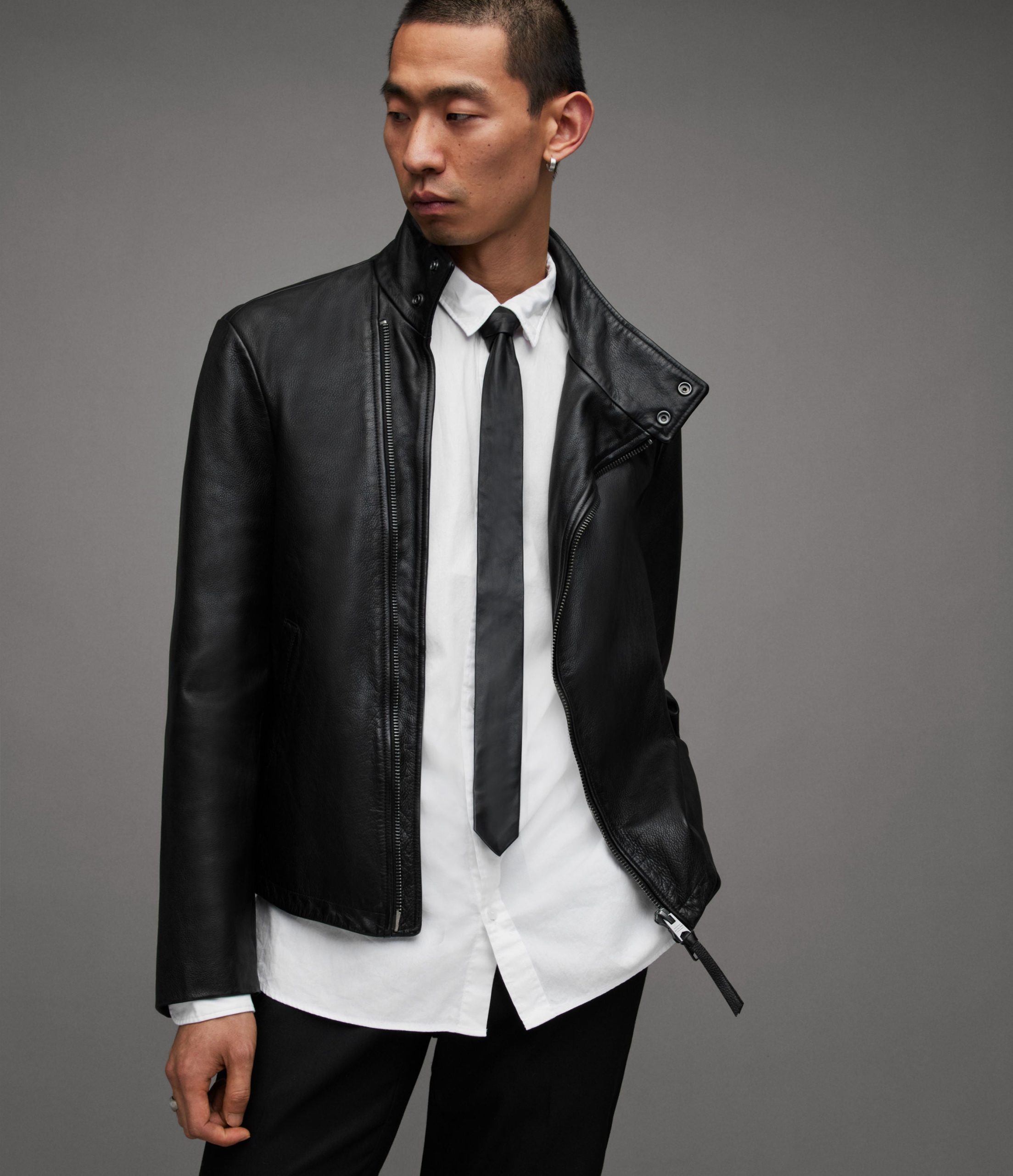 Trost Biker Leather Jacket - Image 2