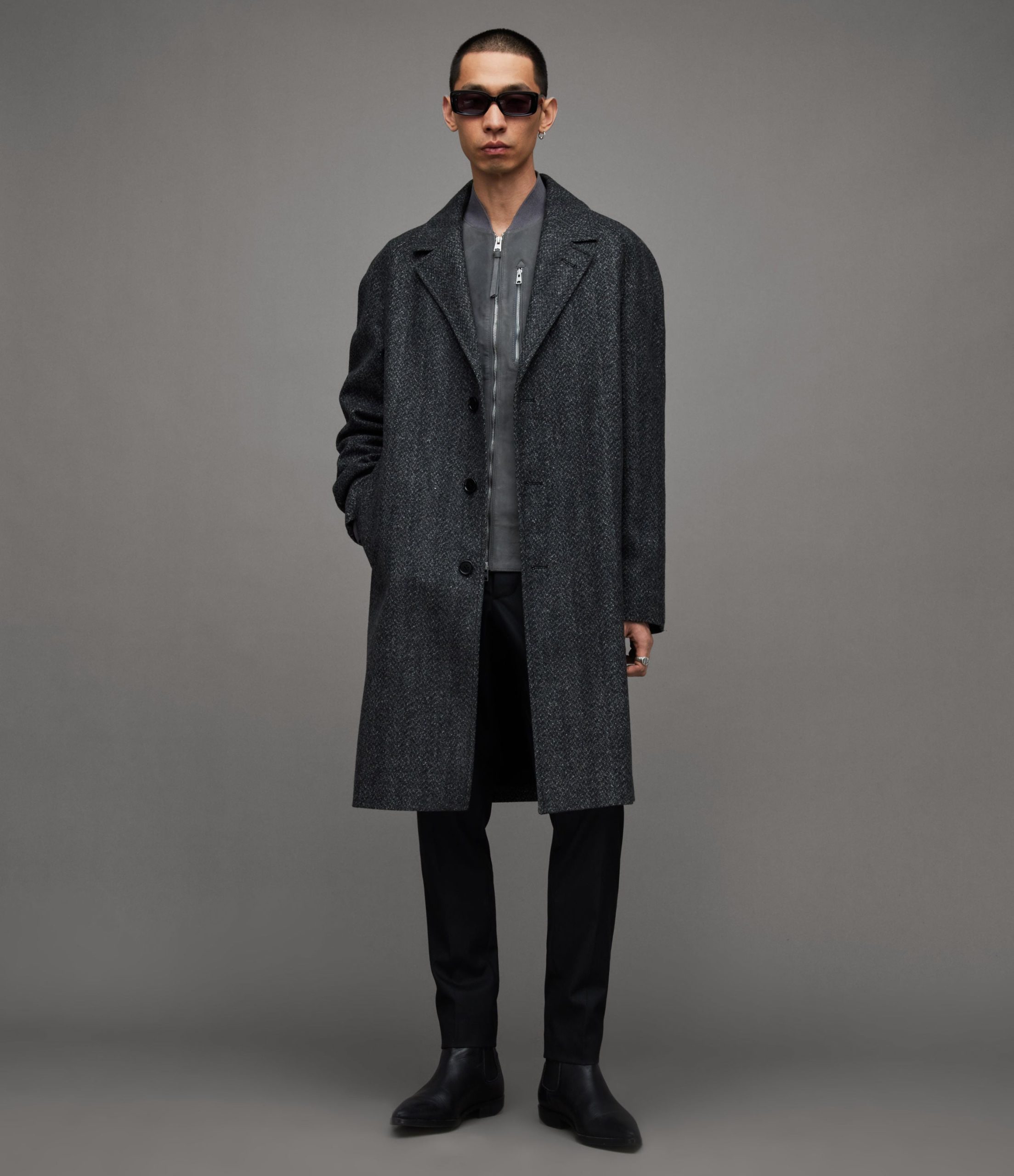 Kemble Suede Bomber Leather Jacket - Image 4