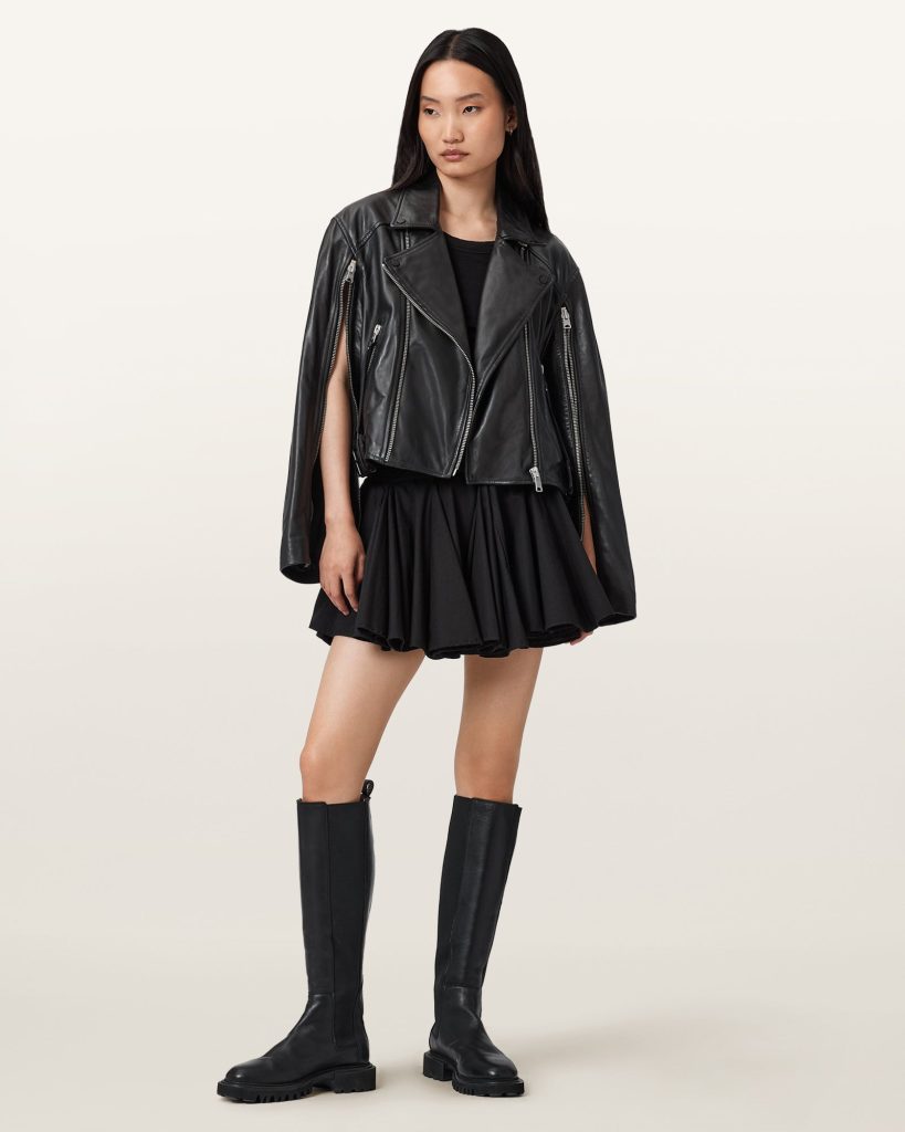 Masone Leather Biker Jacket