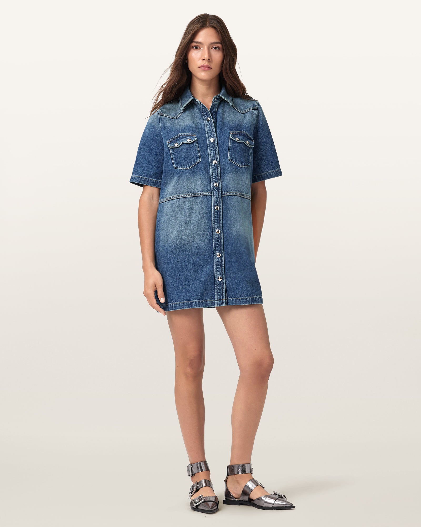 Rock Denim Dress - Image 3