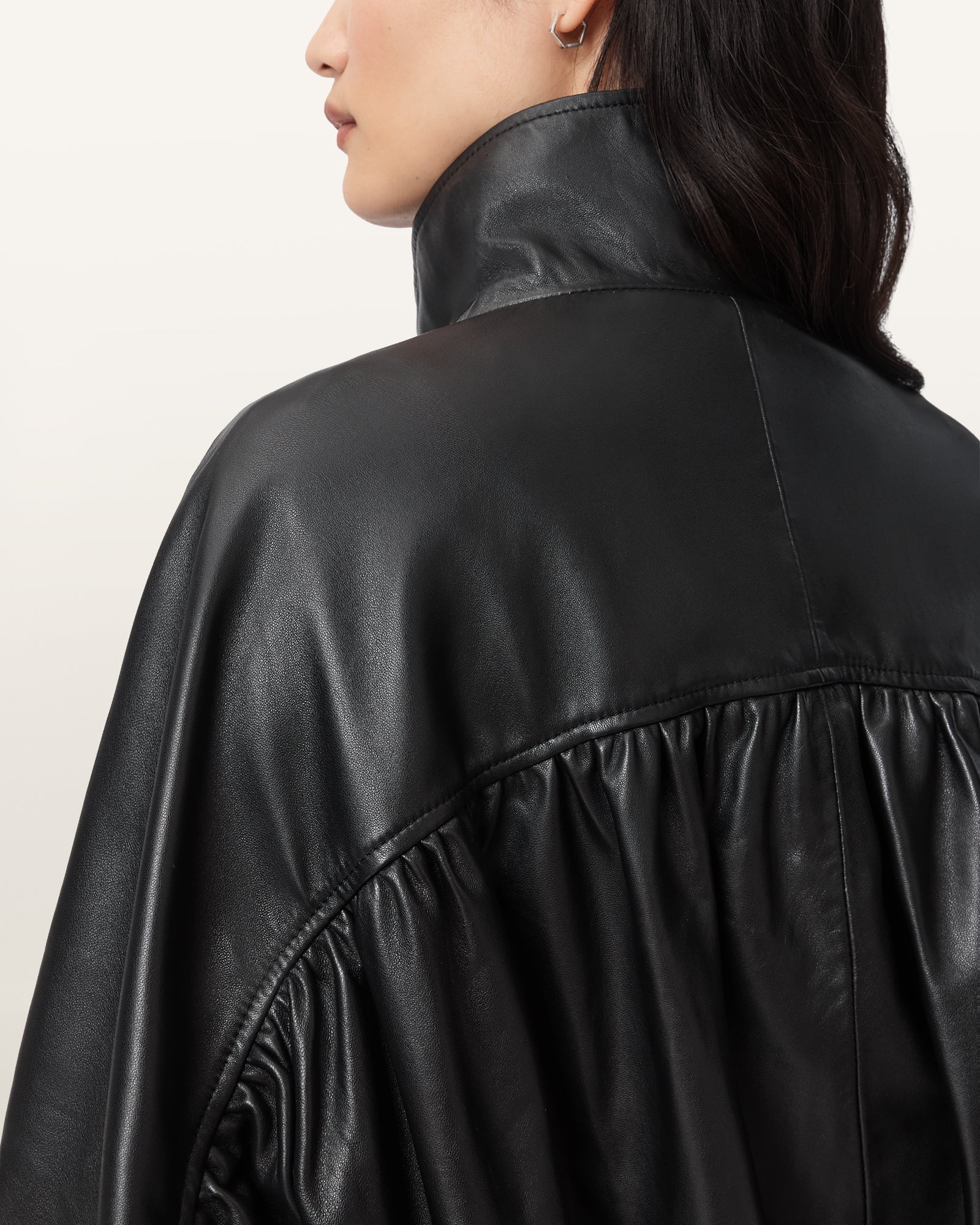 Felda Bomber Leather Jacket - Image 5
