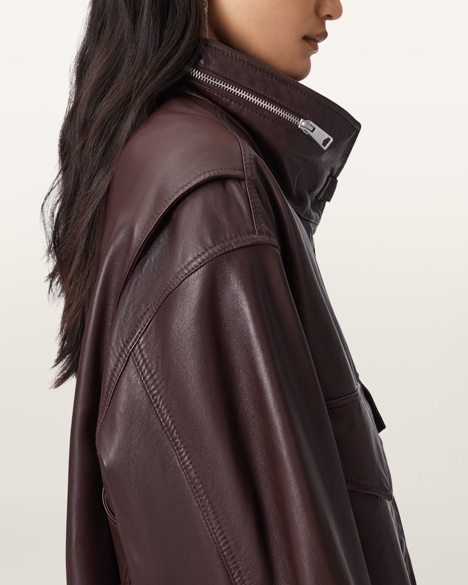 Clay Leather Jacket - Image 2