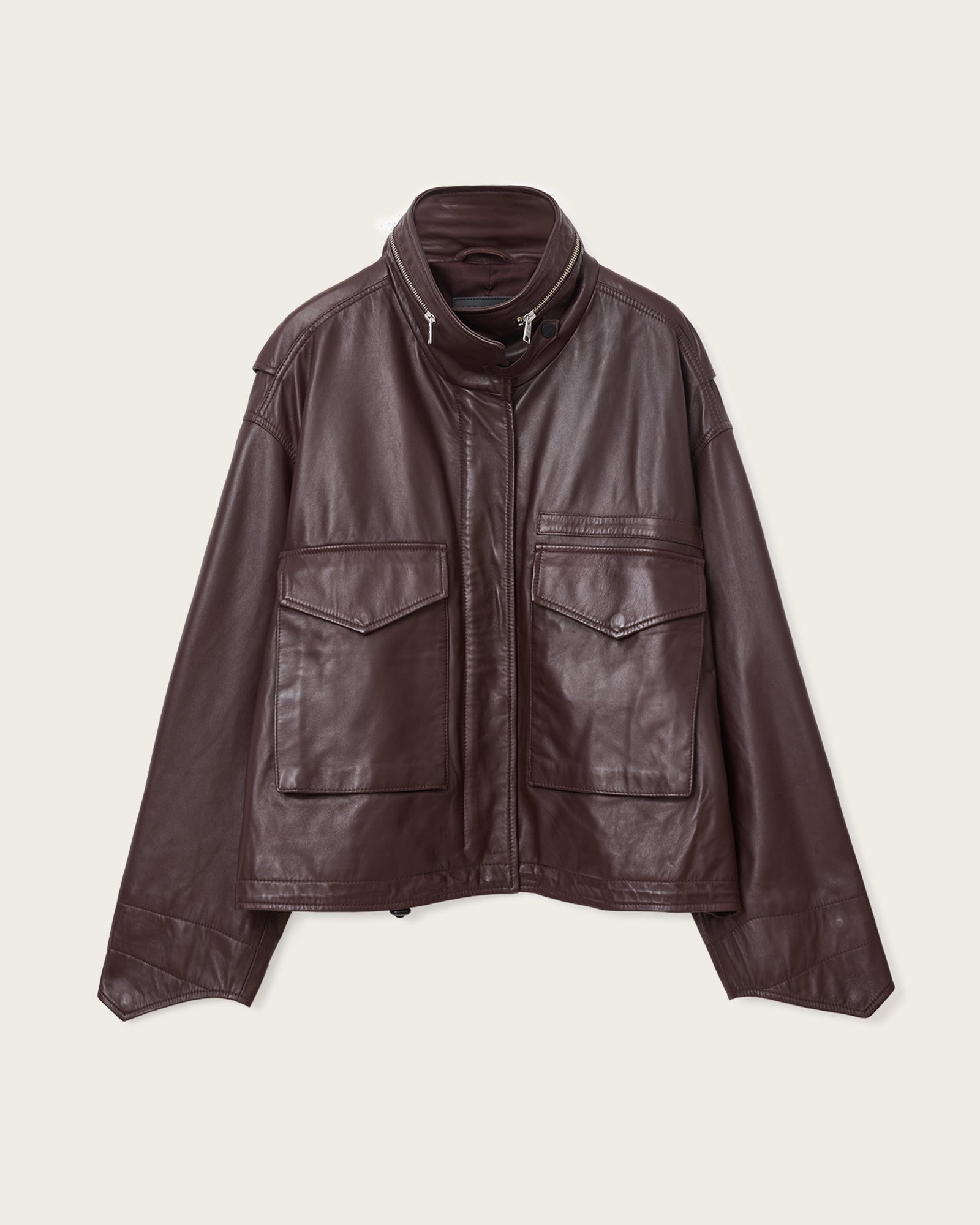 Clay Leather Jacket - Image 8