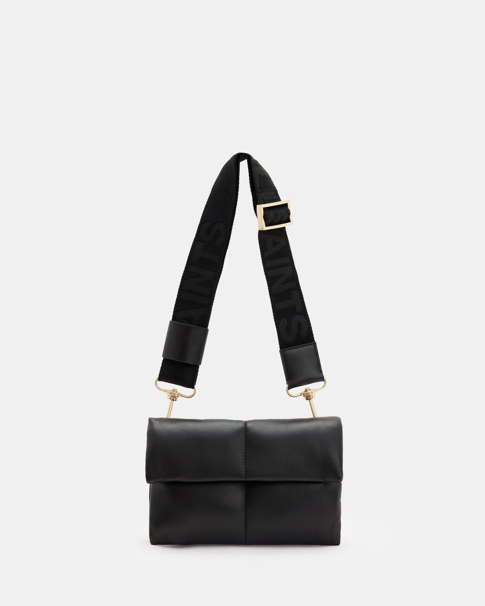Ezra Leather Quilted Crossbody Bag - Image 3