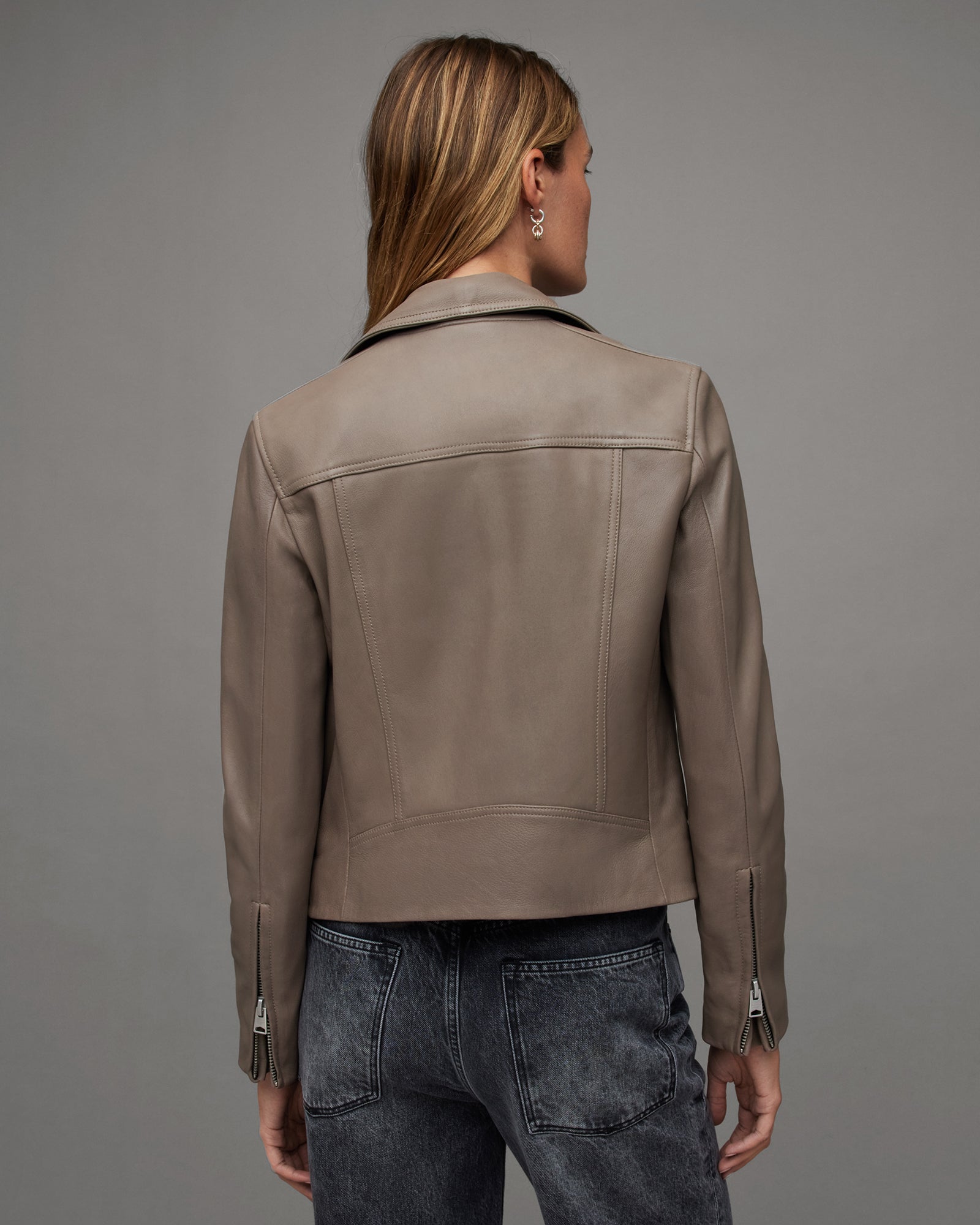 Dalby Biker Leather Jacket - Image 4